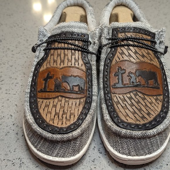 Hand made Genuine Leather Hey Dudes